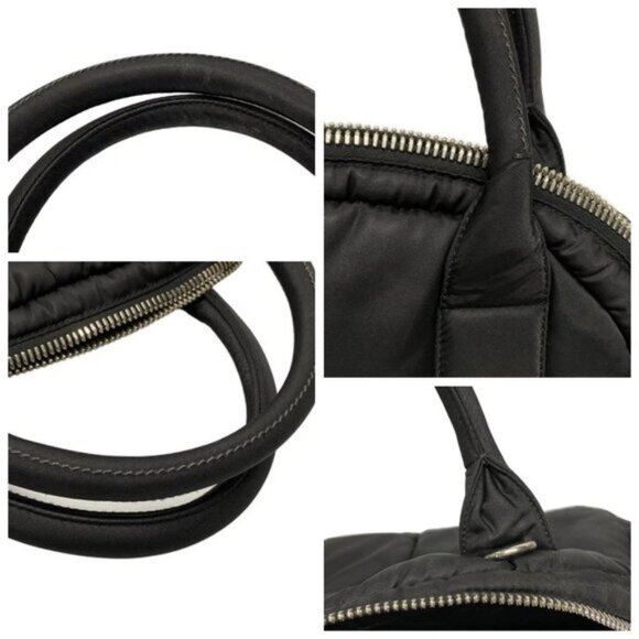 PRADA Tessuto Bomber - Black Nylon Handbag 684-061625 - Picture 7 of 14